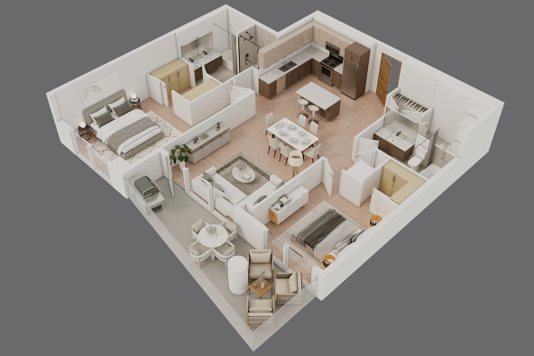 3D Floor Plans